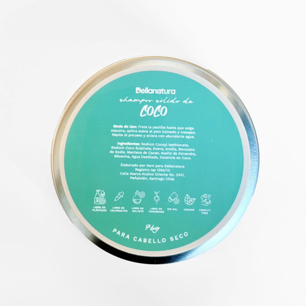 Dellanatura, Shampoo Sólido Coco