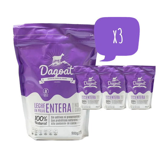 Dagoat, Leche Entera de Cabra x3