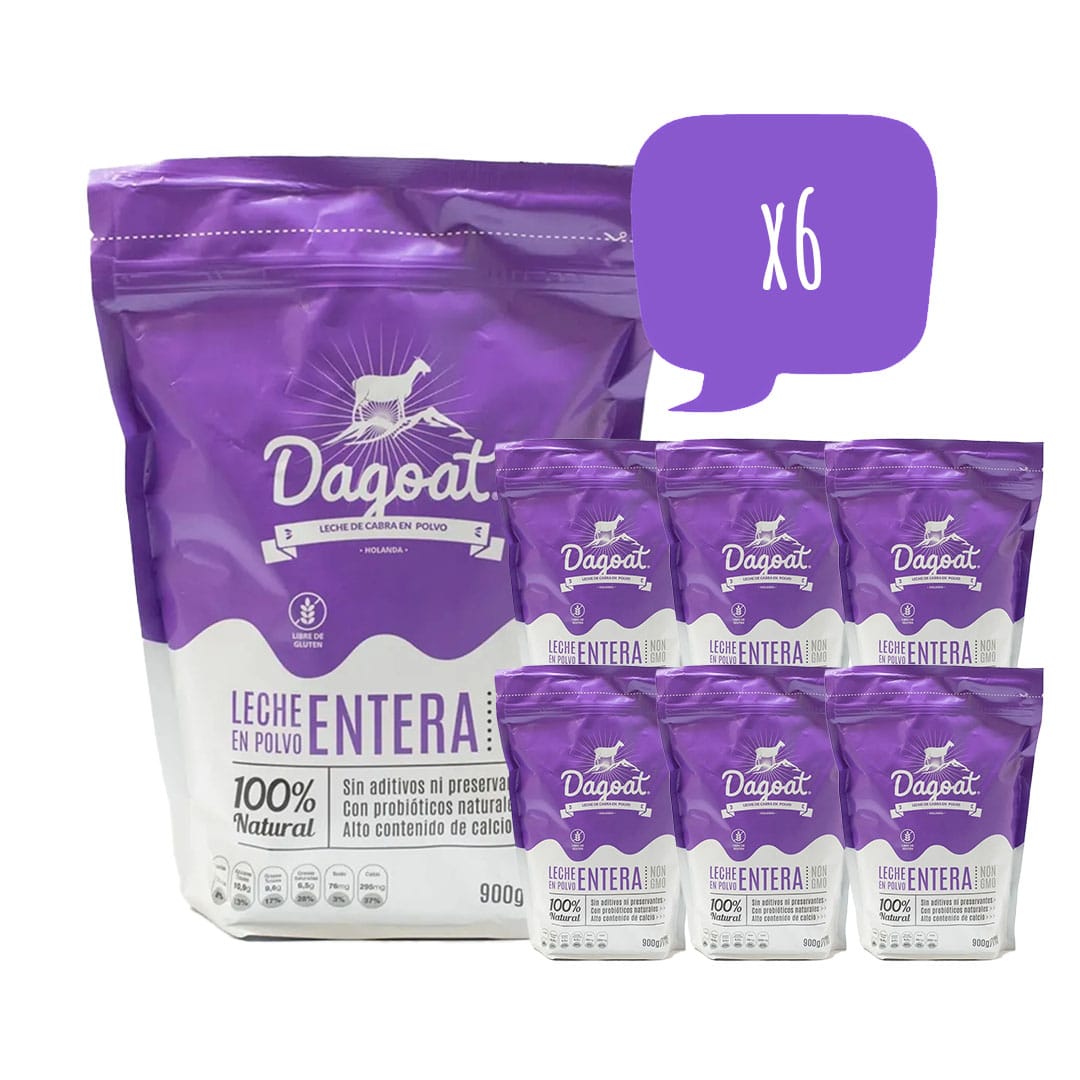 Dagoat, Leche Entera de Cabra x6