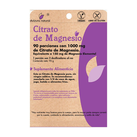Dulzura Natural, Citrato de magnesio