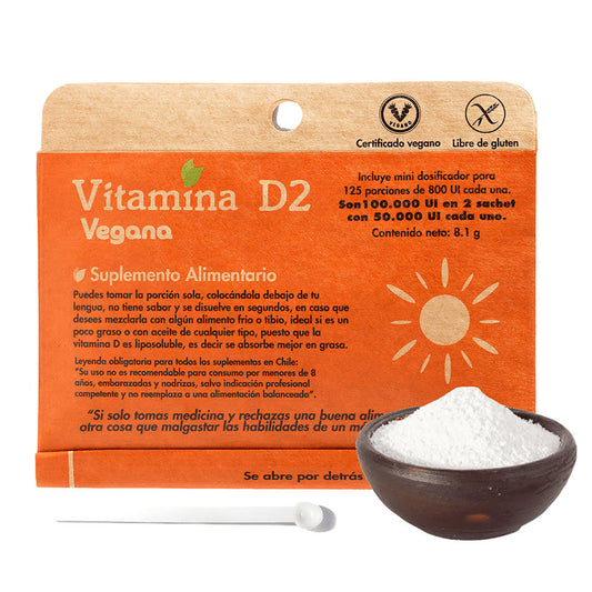 Dulzura Natural, Vitamina D2, vegana