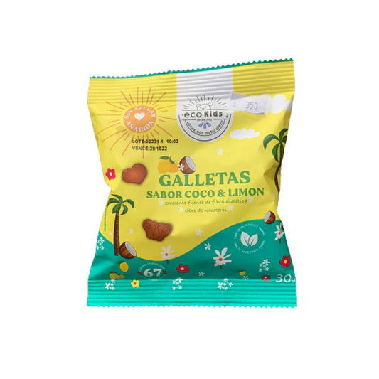 Ecovida,  Galleta Kids Limón Coco