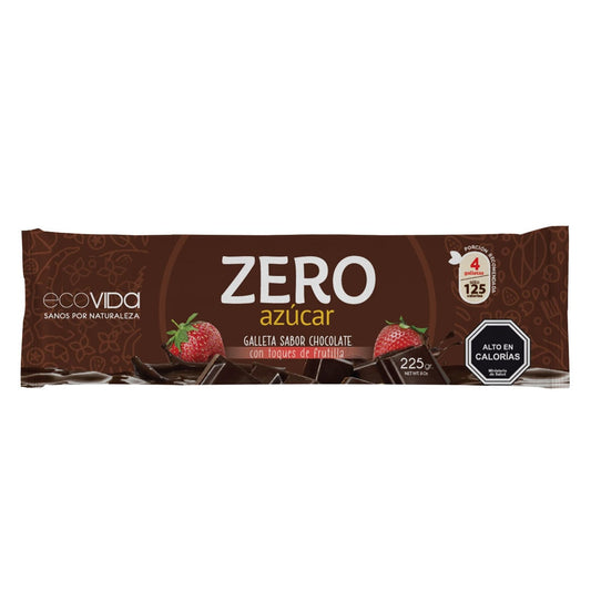 Ecovida, Galleta Chocolate Zero Frutilla