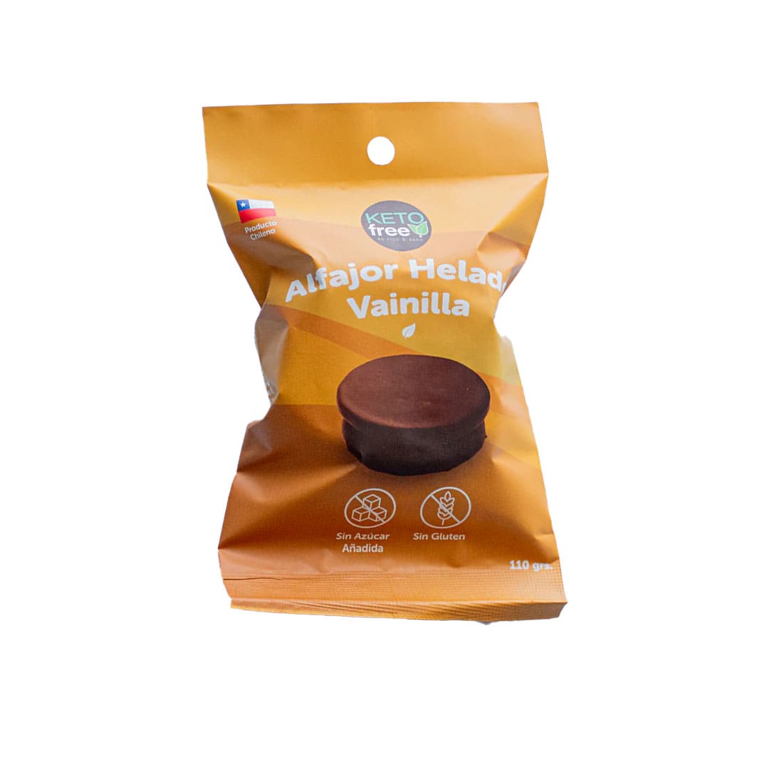 Ketofree, Alfajor helado vainilla.