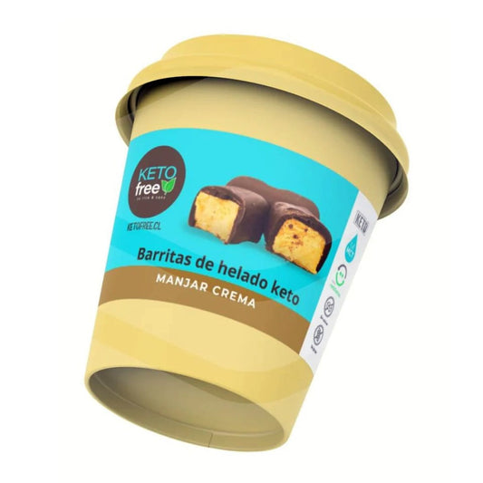 Ketofree, Barritas Helado Keto Manjar Crema