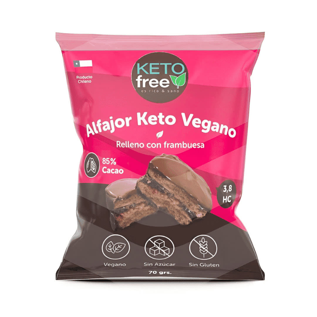 Ketofree, Alfajor Keto Relleno Frambuesa