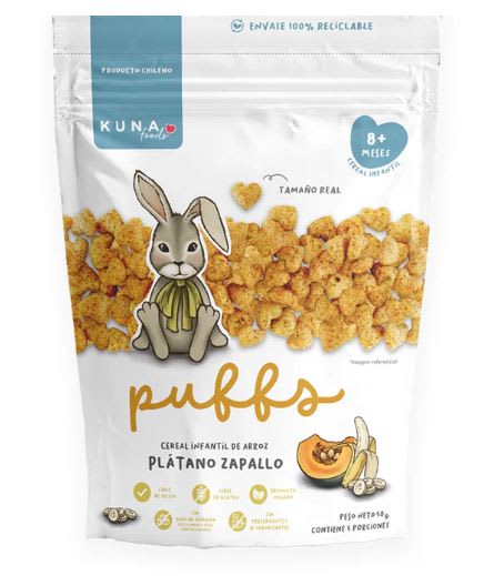 Kuna, Puff sabor Platano Zapallo