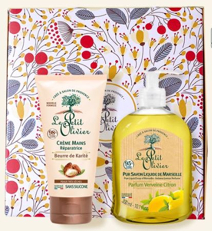 Le Petit Olivier, Set crema manos karité + jabón liq. verbena