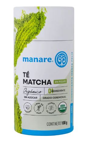 Manare, Te matcha orgánico polvo