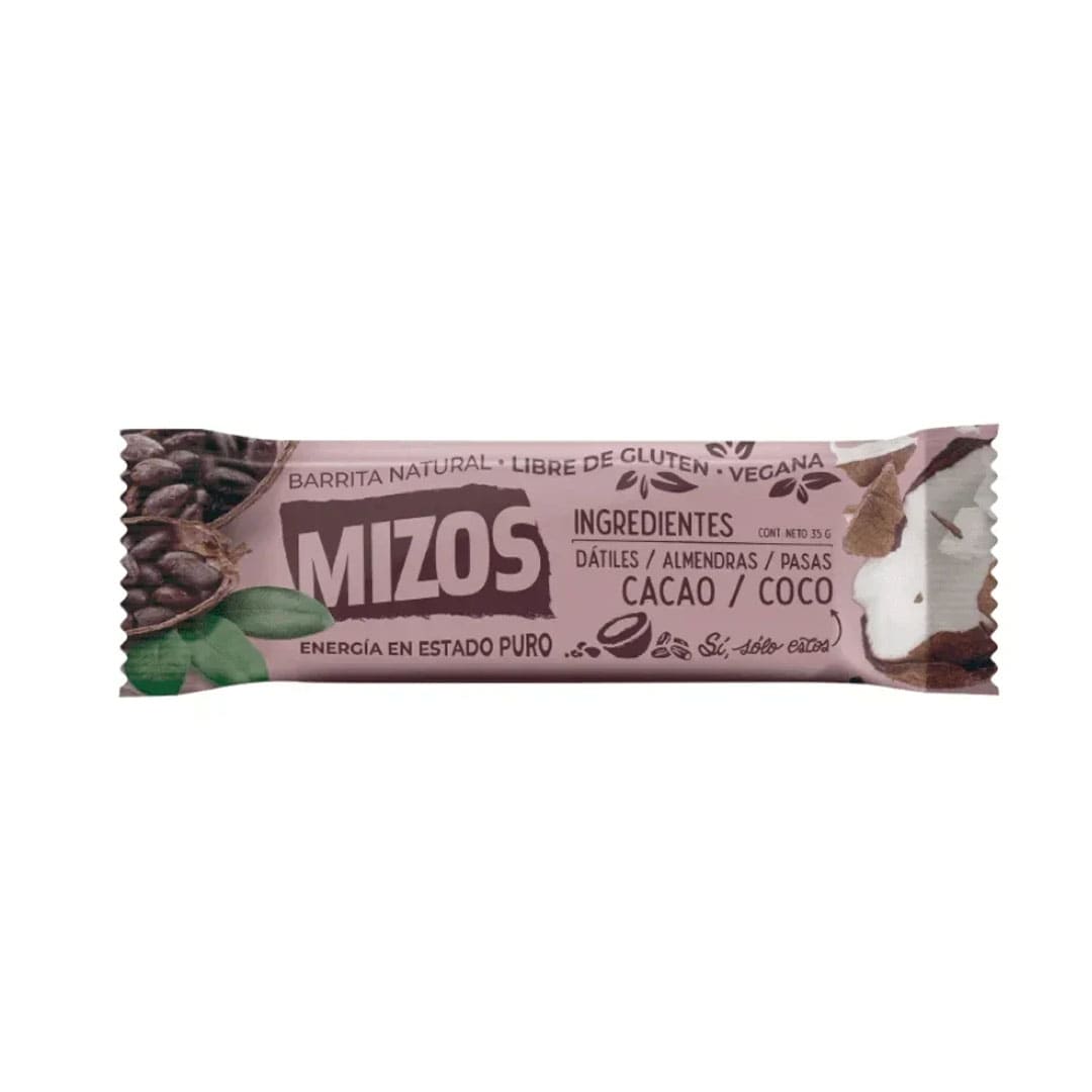 Mizos, Barra Natural Cacao Coco