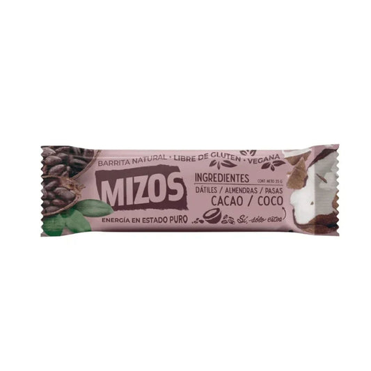 Mizos, Barra Natural Cacao Coco