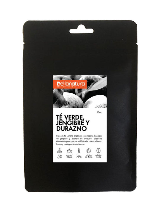 Dellanatura, Té verde, jengibre y durazno