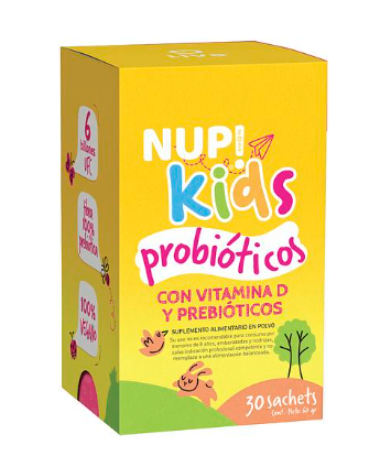 Nup, Probióticos Kids, 30 sachet