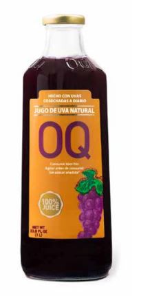 Jugo De Uva 1 Litro Oq Pack 3
