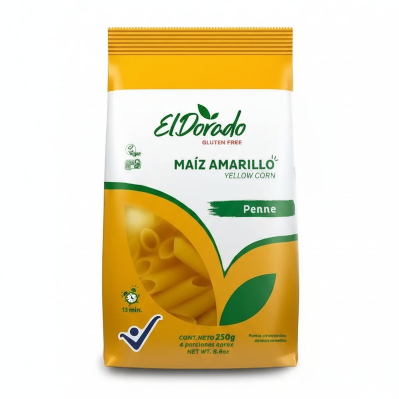 Pasta Penne Maíz Amarillo