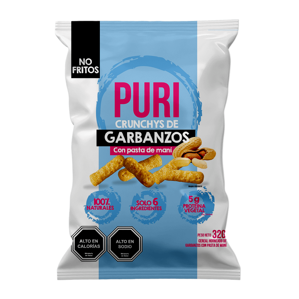 Puri, Crunchys Garbanzo Maní