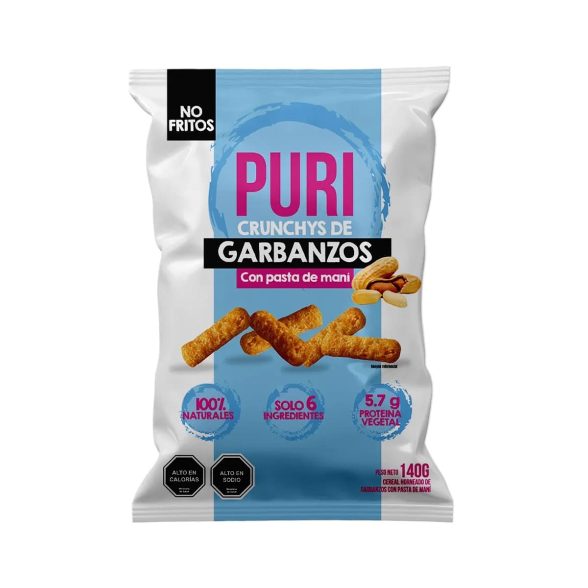 Puri, Crunchys Garbanzo Maní