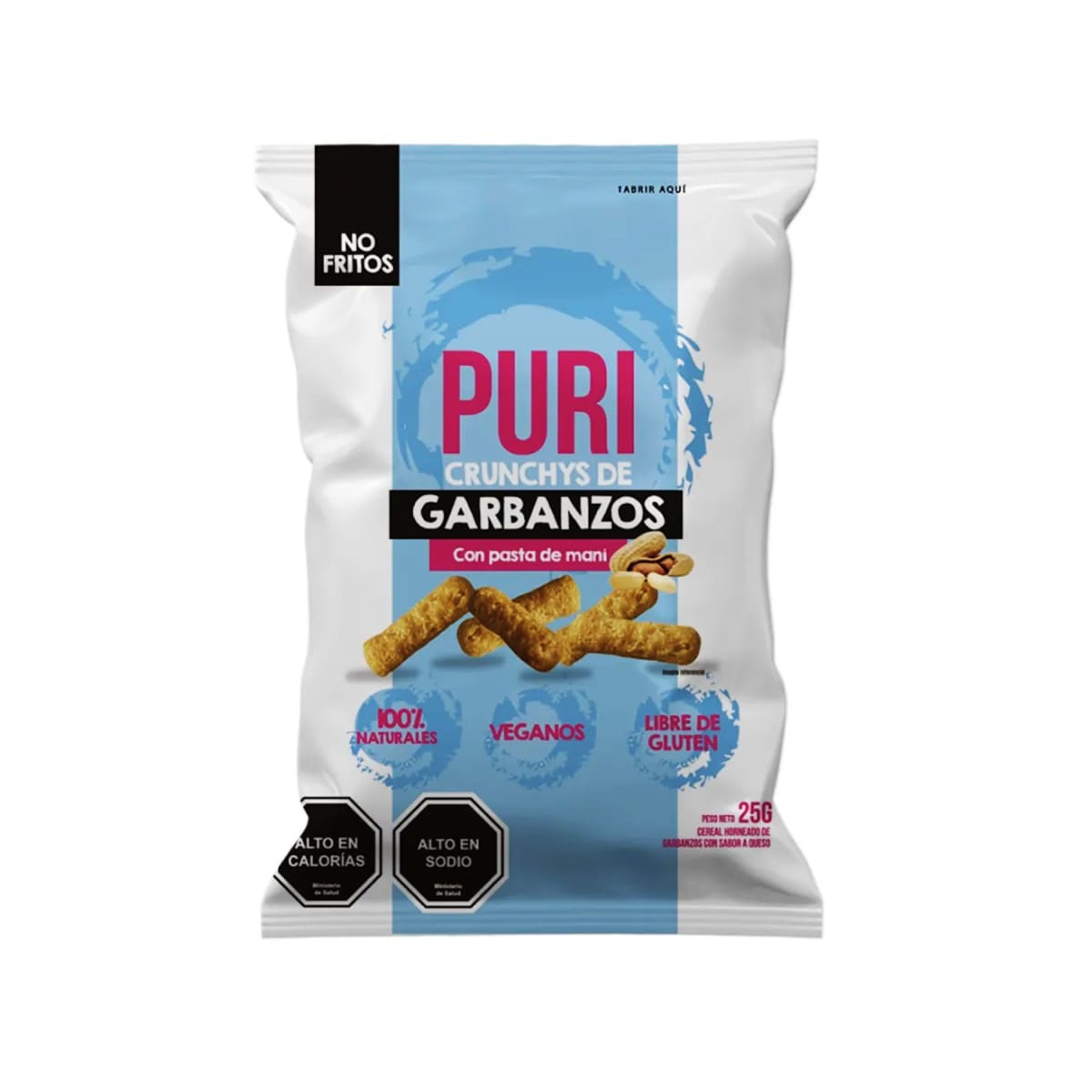 Puri, Crunchys Garbanzo Maní