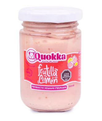 Quokka, Yogurt de coco sabor frutilla limón