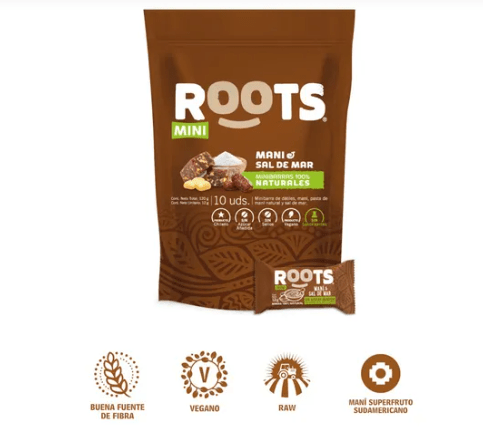 Mini Barras Mani Sal de Mar — Roots (imagen 3)