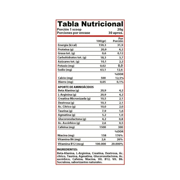 Multivitamínico + Kreator Extreme Punch — WINKLER (imagen 5)