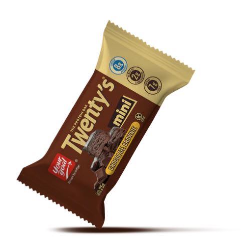 Your goal, Twenty´s mini chocolate brownie pack 5 barras