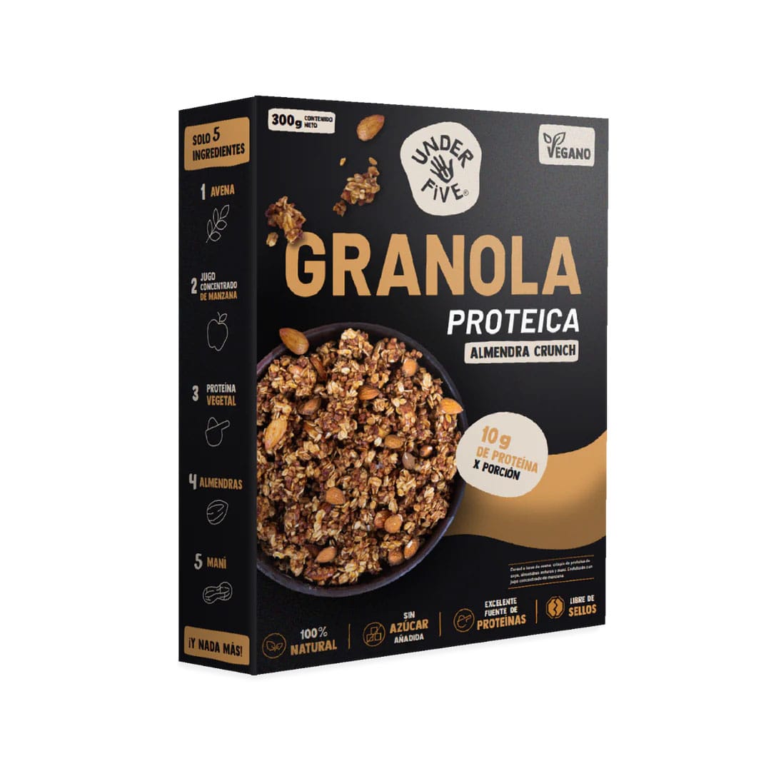Under Five, Granola proteica almendra crunch