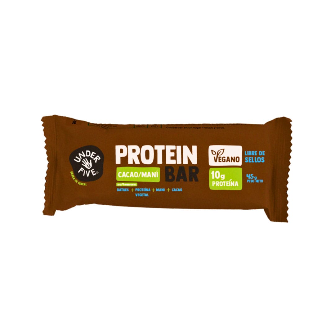 Barra Proteína Cacao Maní — Under Five
