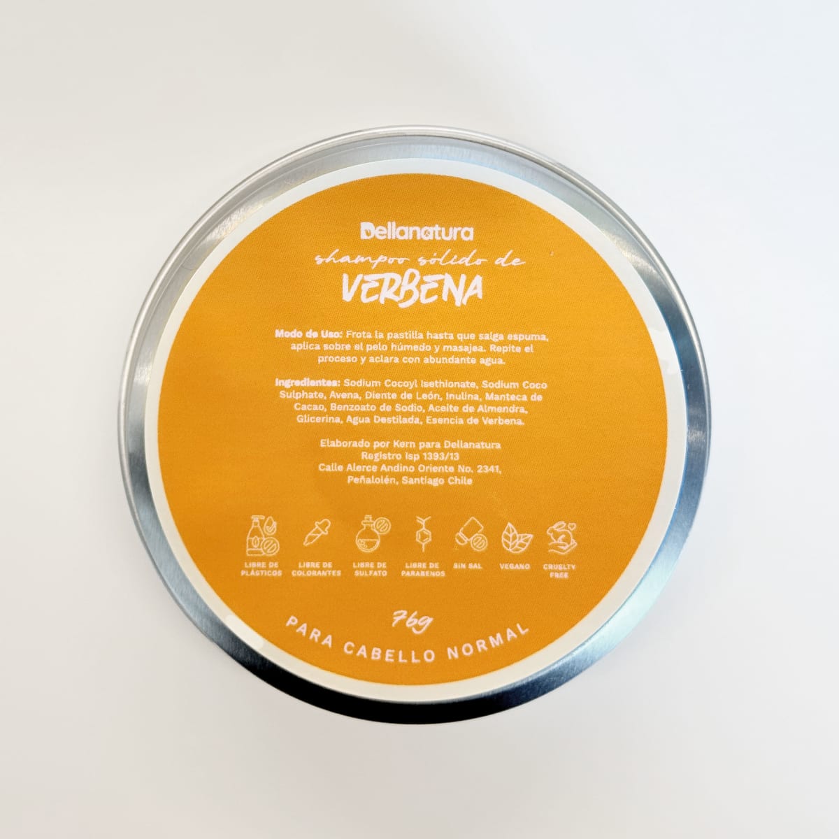 Dellanatura, Shampoo Sólido Verbena