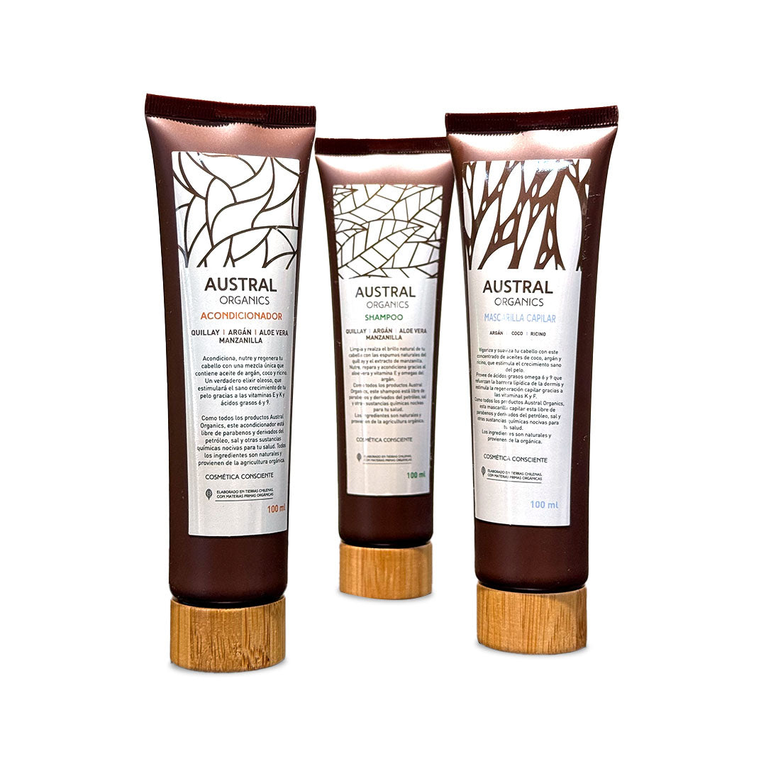 Austral Organics, Pack Capilar 100ml