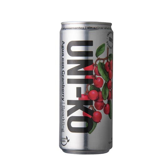 Uni-ko, Agua Cranberry con gas