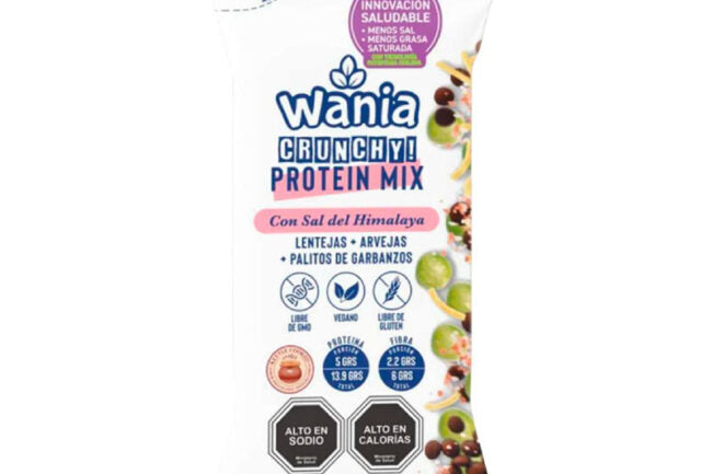 Wania, Crunchy Protein Mix, Sal del Himalaya 120 gr