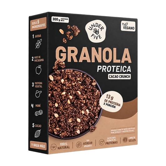 Granola Proteica Cacao Crunch — Under Five