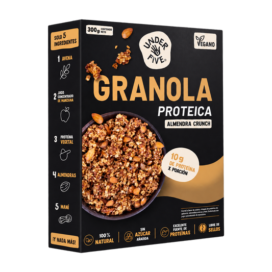 Granola Proteica Almendra Crunch — Under Five