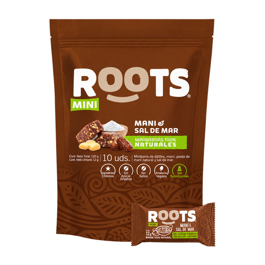 Mini Barras Mani Sal de Mar — Roots (x10)