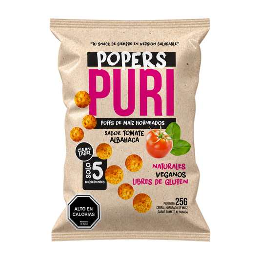Poppers Tomate Albahaca — Puri