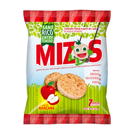 Galleta de Arroz Manzana — Mizos