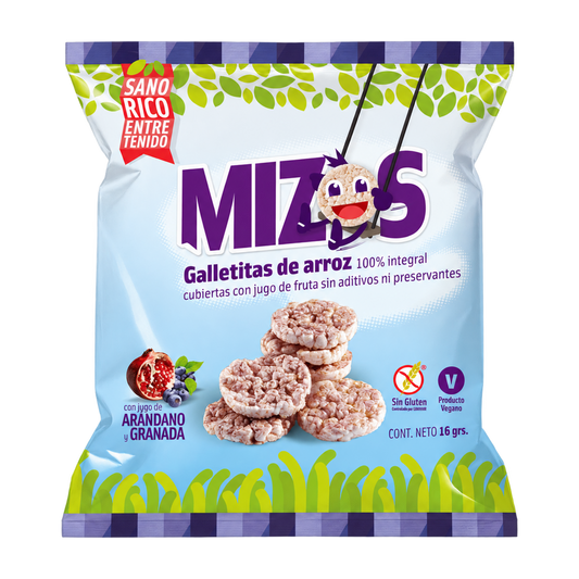 Galleta de Arroz Arándano — Mizos