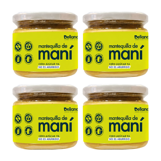 Mantequilla Maní 200g Pack X4 — Dellanatura