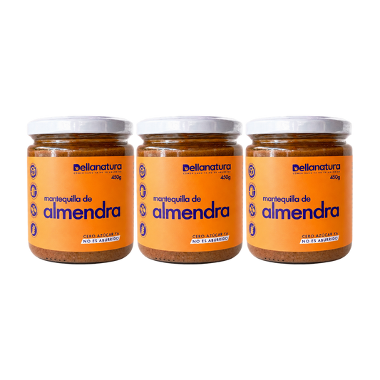 Mantequilla de Almendra 450 Pack X3 — Dellanatura