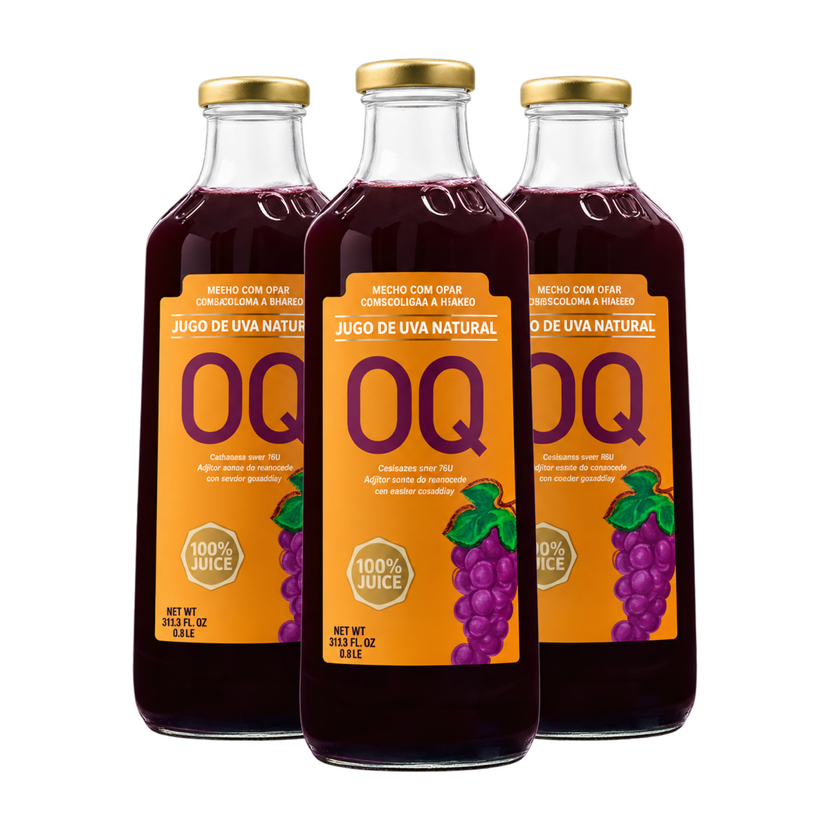 Jugo Uva 100% 1 Lt Pack X3 — OQ