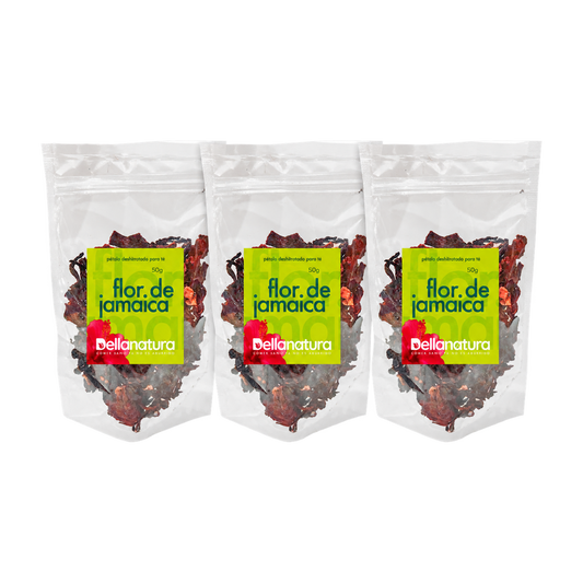 Flor de Jamaica 50g Pack X3 — Dellanatura