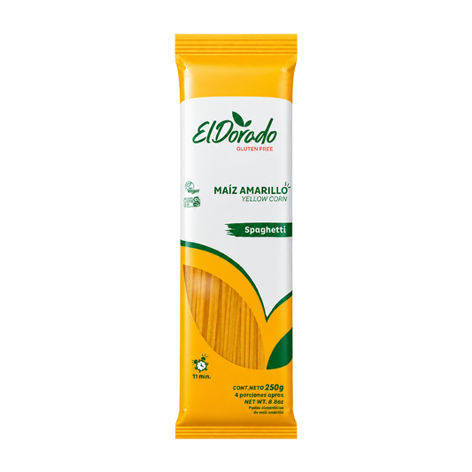 Pasta Spaghetti Maíz Amarillo — El Dorado