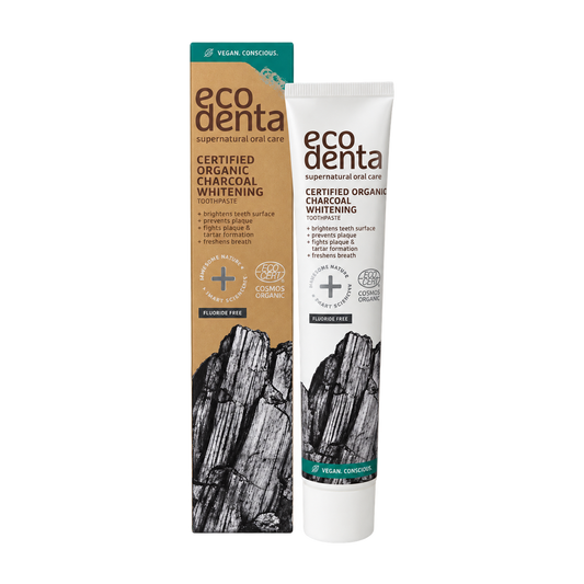 Pasta Dental Blanqueadora Orgánica con Carbón — Ecodenta