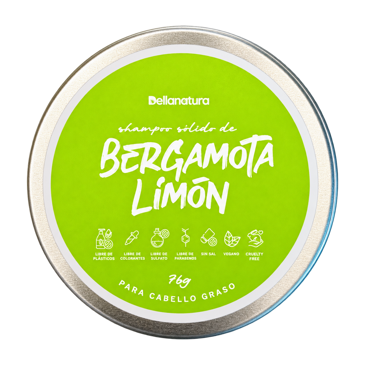 Shampoo Sólido Bergamota-Limón — Dellanatura
