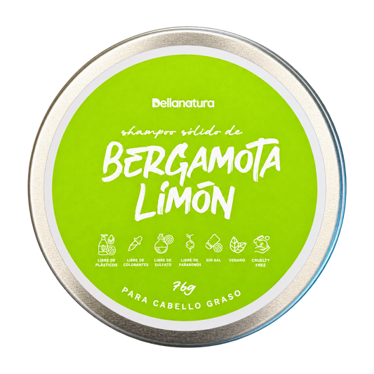 Shampoo Sólido Bergamota-Limón — Dellanatura