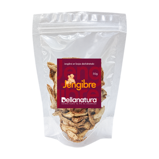 Jengibre Deshidratado en Lonjas — Dellanatura