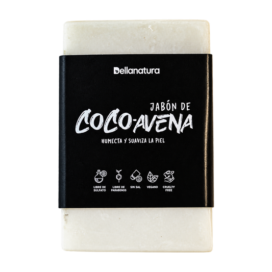 Jabón Coco-Avena Mant. Cacao — Dellanatura