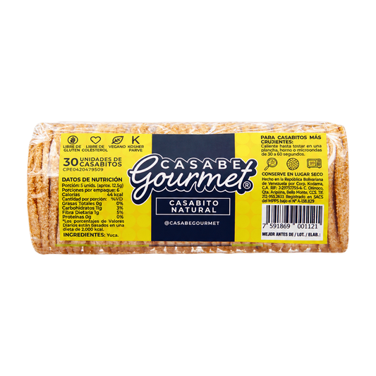 Galleta Casabito Natural — Casabe