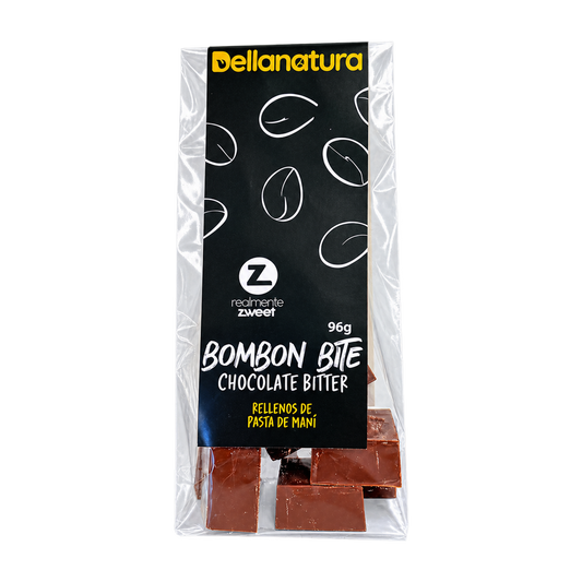 Bombon Choc. Bitter Relleno de Pasta Maní — Breik